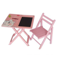 La silla de los niños rosados ​​vendedores calientes del color, tabla de la pizarra (WJ277279)